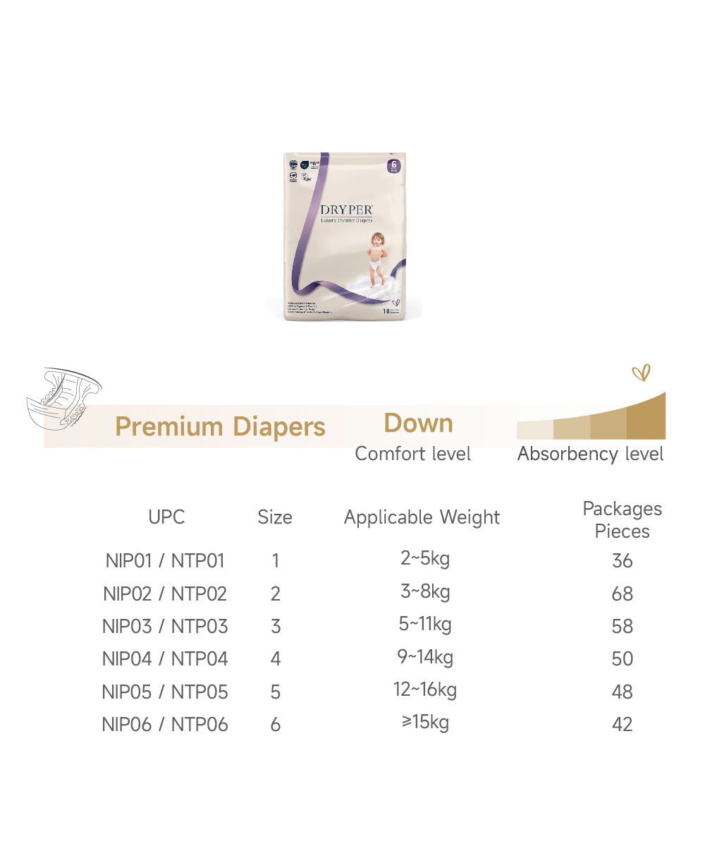 Dryper Premium Diapers