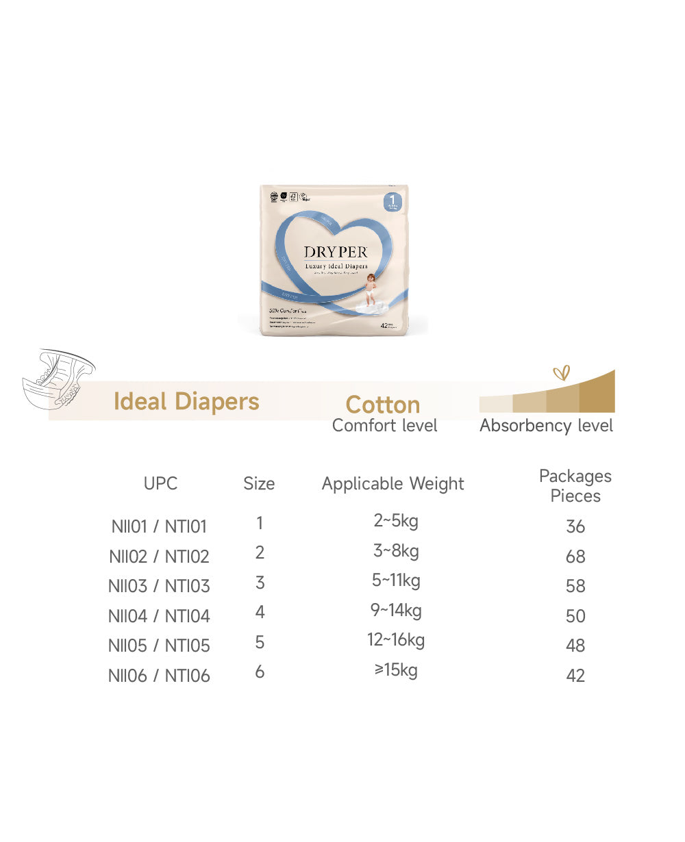 Dryper Ideal Diapers