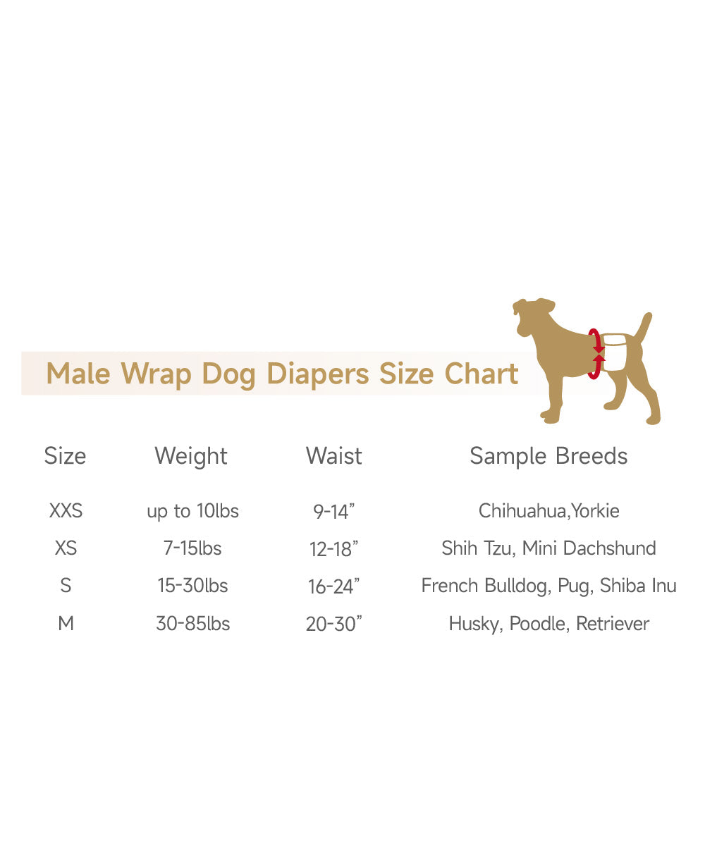 Male Wrap Dog Diapers